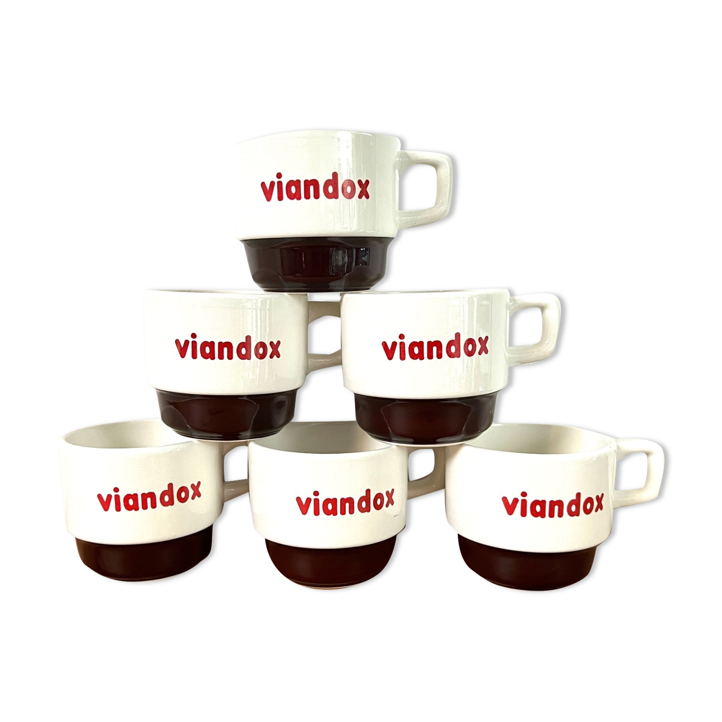 Viandox cups - vintage - 70s - perfect condition
