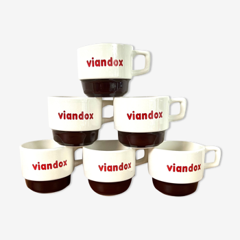 Viandox cups - vintage - 70s - perfect condition