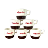 Viandox cups - vintage - 70s - perfect condition