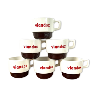 Viandox cups - vintage - 70s - perfect condition