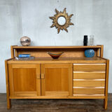 Elm 1970 brutalist sideboard