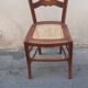 Chaise bois et cannage