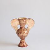 Neoclassical Spanish Copper Lustre Vases, 19Th