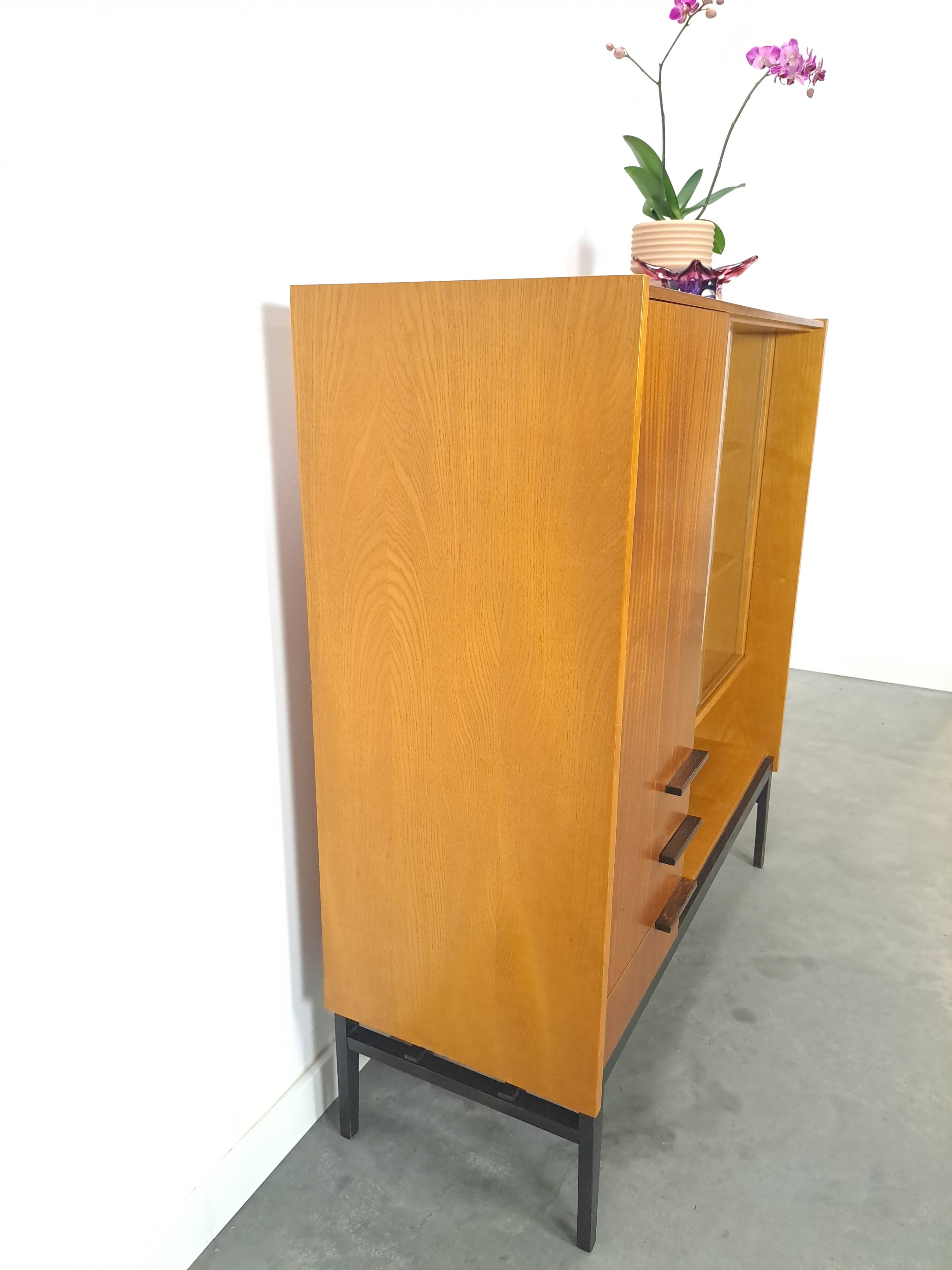 Design Mezulanik showcase with shelves