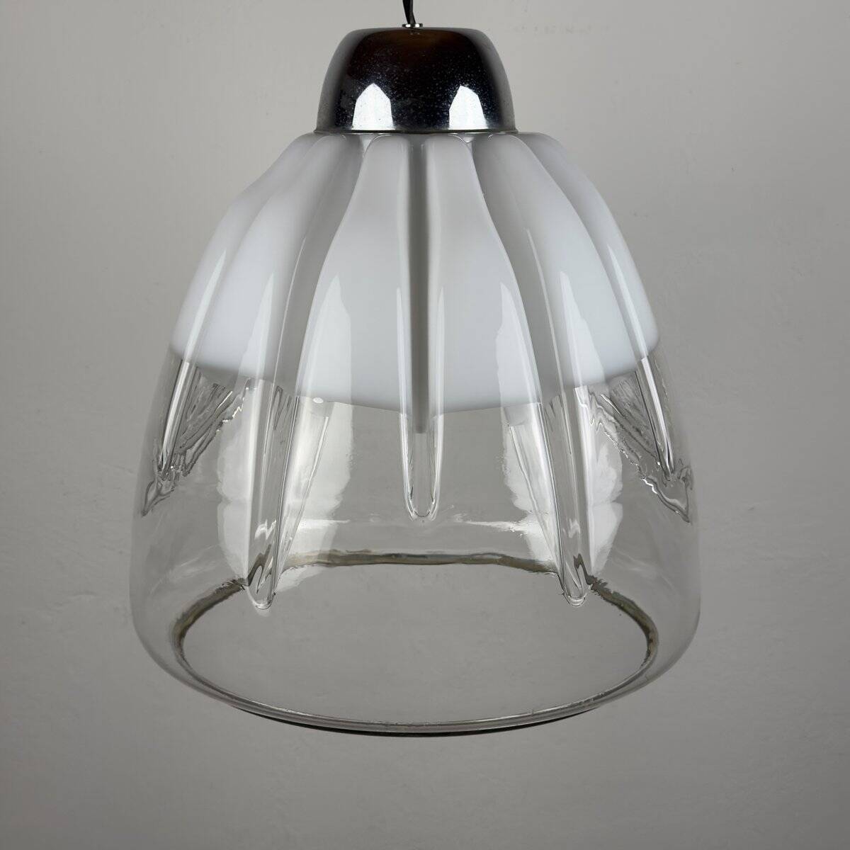 Lampe suspension en verre de Murano par Toni Zuccheri pour VeArt, Italie, années 1960