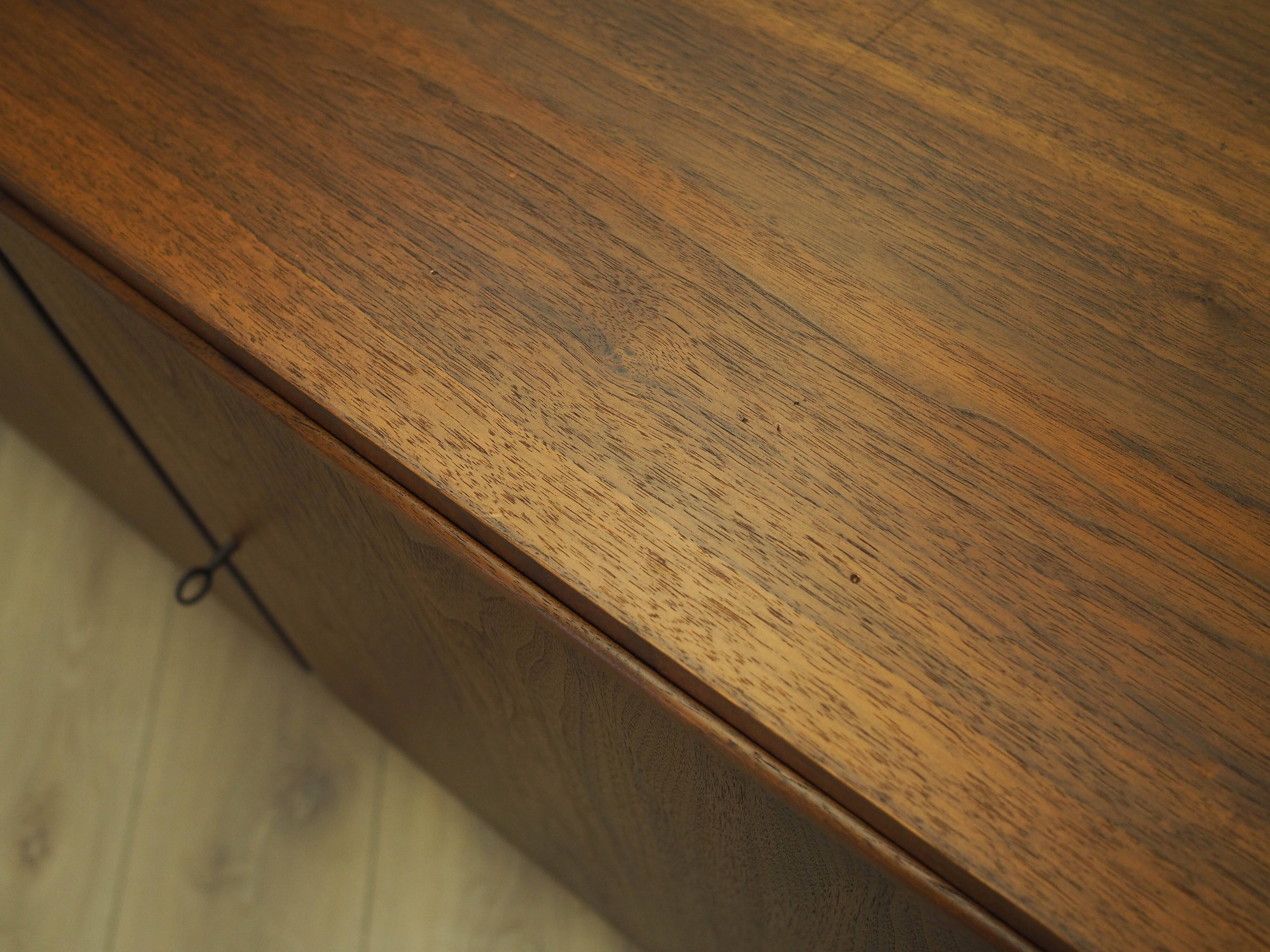 Walnut cabinet, Danish design, 1970s, designer: Carlo Jensen, manufacturer: