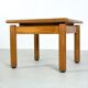 Beech coffee table with a blue formica top, France – 1960s