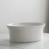 Large white porcelain rabbit terrine dish.