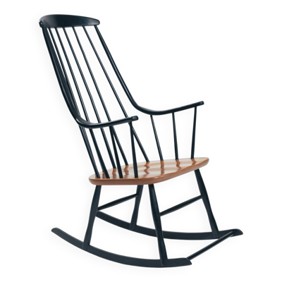 Danish rocking chair Lena Larsson Grandessa from the mid-century, 1950s