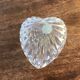 Boîte à bijoux en cristal en forme de coeur