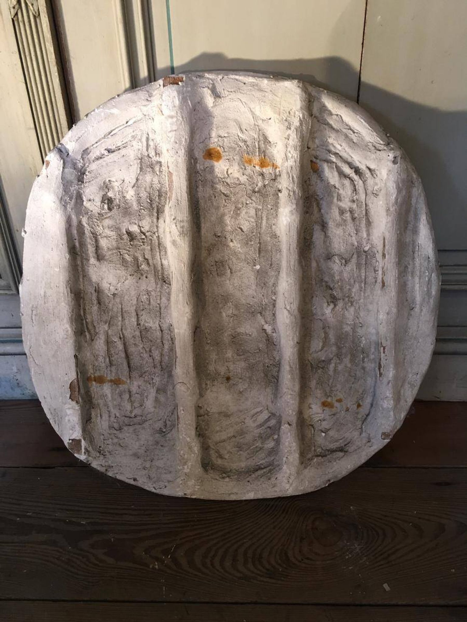 Sculpture, medal project signed Jules Lagae original plaster