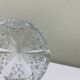 Metal and glass bowl