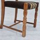 1970s, set 6 pcs of Danish dinning chairs, original good condition, oak wood.