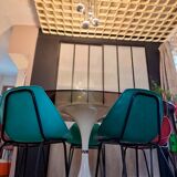 Suite of 5+1 shell chairs Pierre Guariche 1960