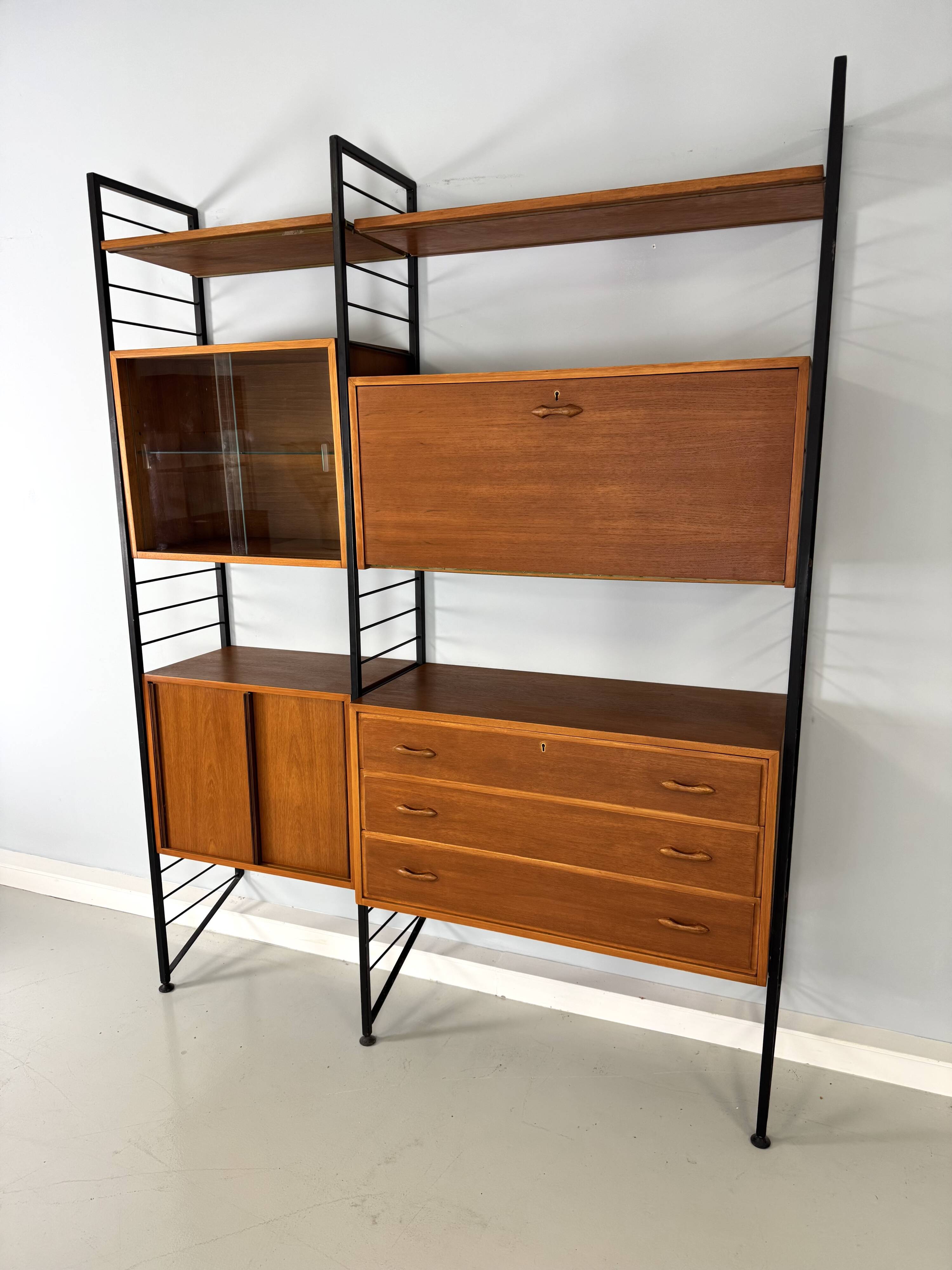 Unité murale modulaire vintage Ladderax.
