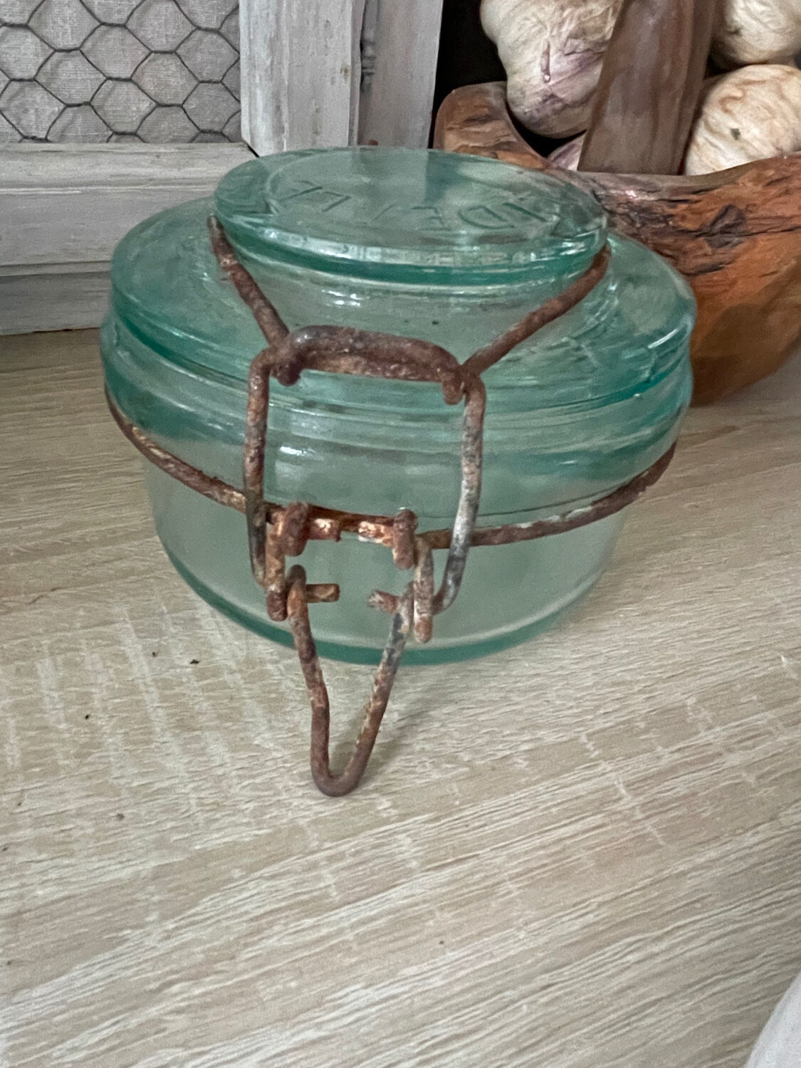 Lot de Bocaux anciens en verre