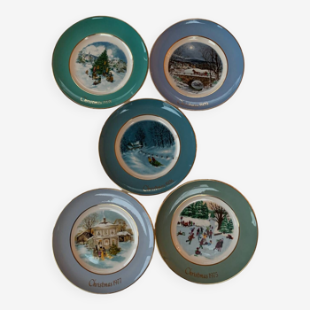 Assiettes Avon Christmas Enoch Wedgwood