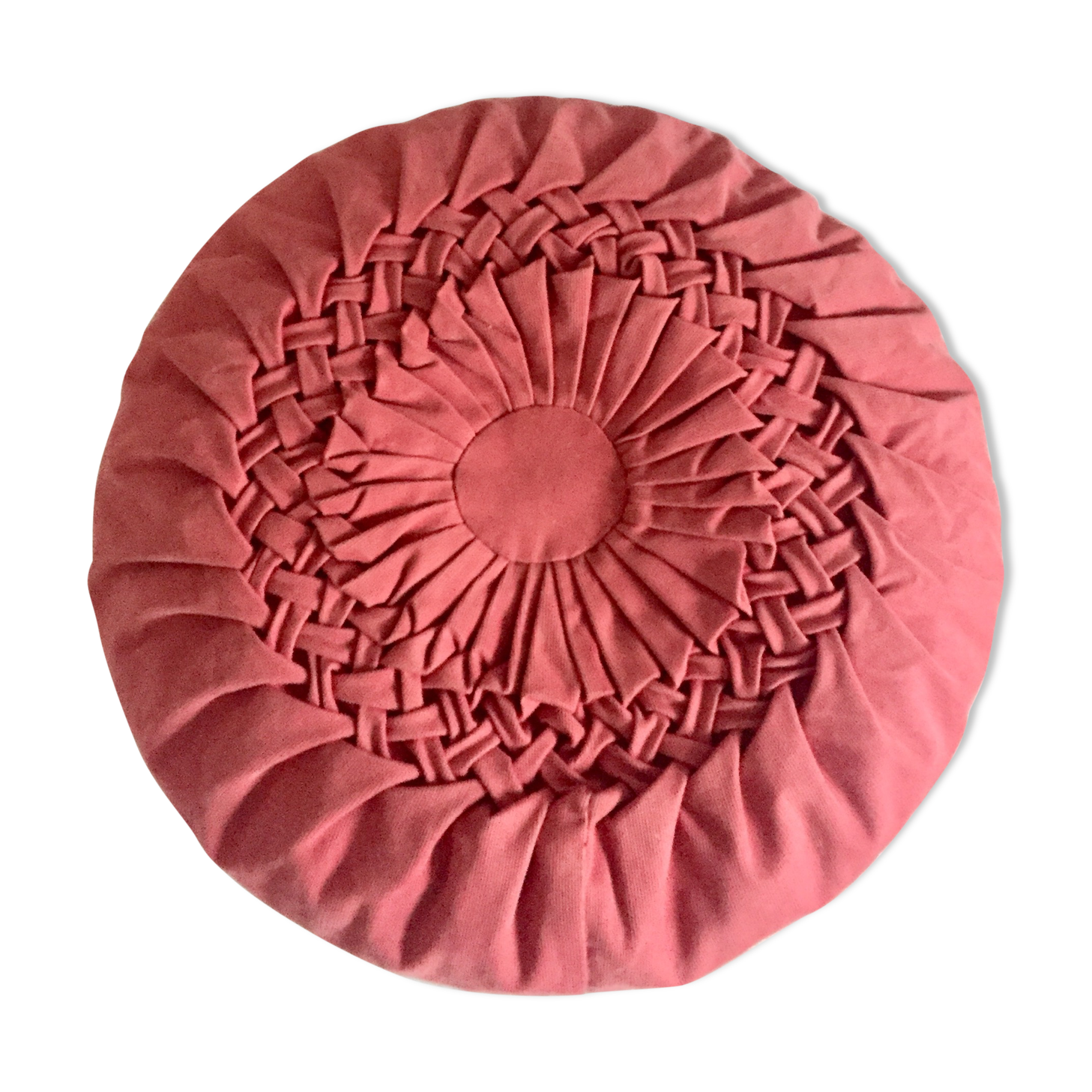 Coussin rond vintage 48cm