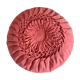 Coussin rond vintage 48cm