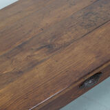 Rustic oak coffee table french 19th century farmhouse