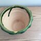 Glazed terracotta flowerpot