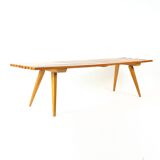Vintage Bench In Wood, Czechoslovakia 1960s