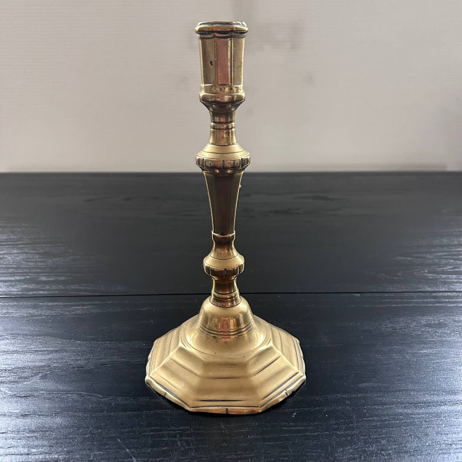 Classic brass candlestick
