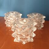 Chiseled glass hanging