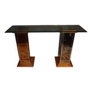 Console vintage verre