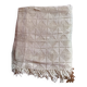 White cotton bed cover, Old crochet bed throw, white cotton bed cover
