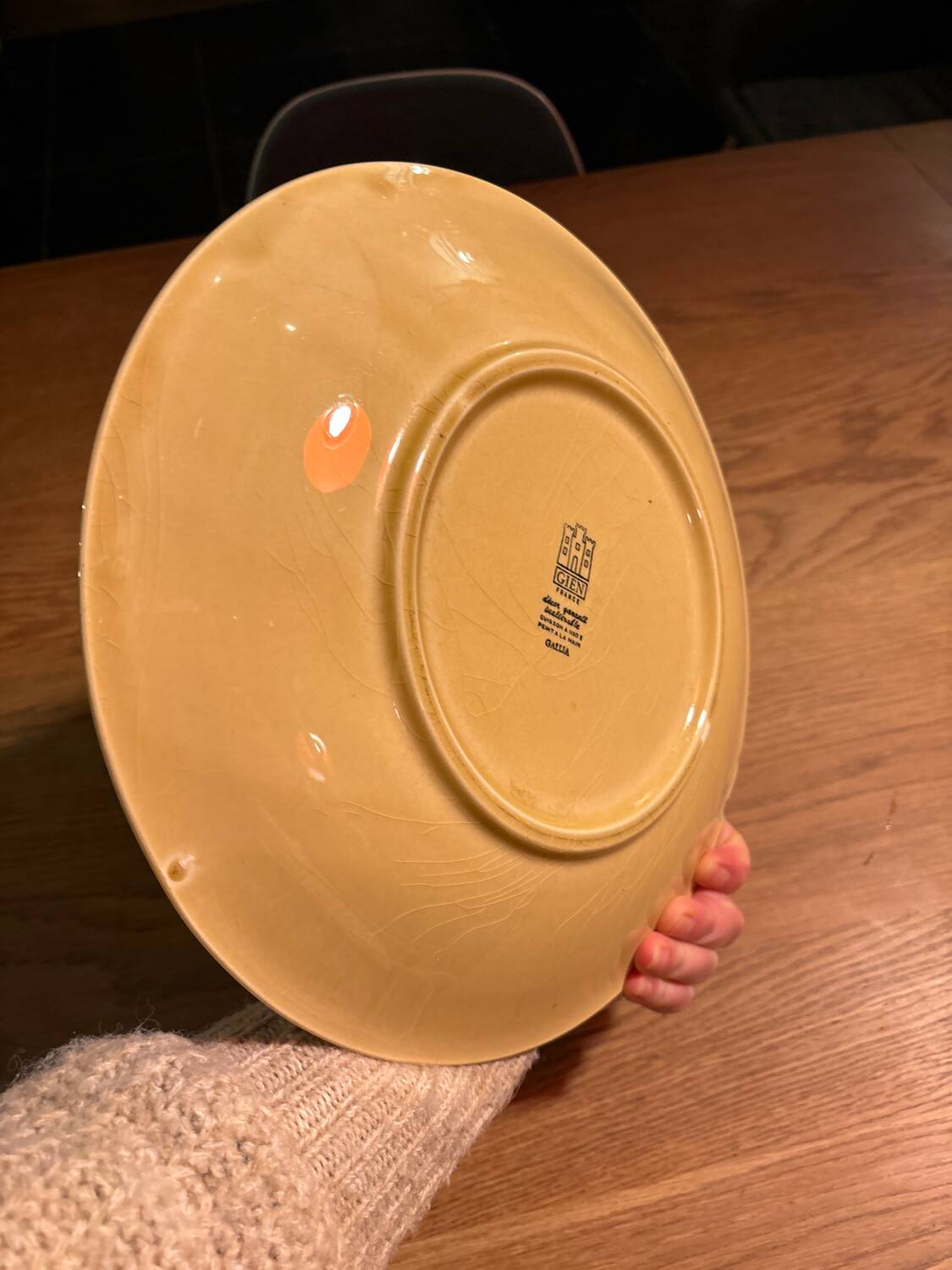 Gien vintage cake dish