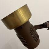 Floor lamp with 2 adjustable spotlights from the 70s/80s