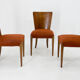 Art Deco Dining Chairs H-214 by Jindrich Halabala for UP Závody, Set of 3