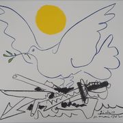 Pablo Picasso : Colombe de l'avenir, Lithographie signée