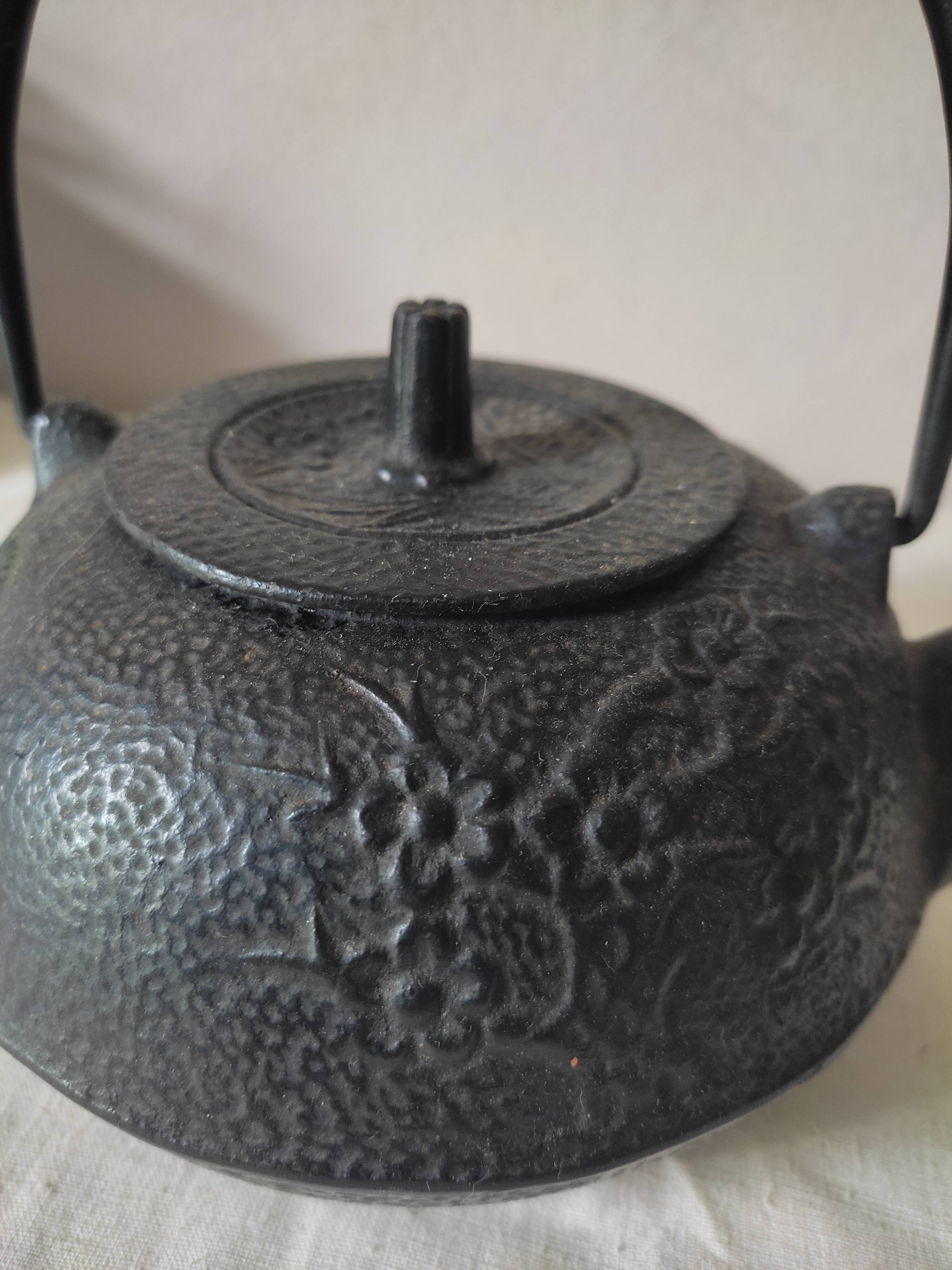 Cast-iron teapot