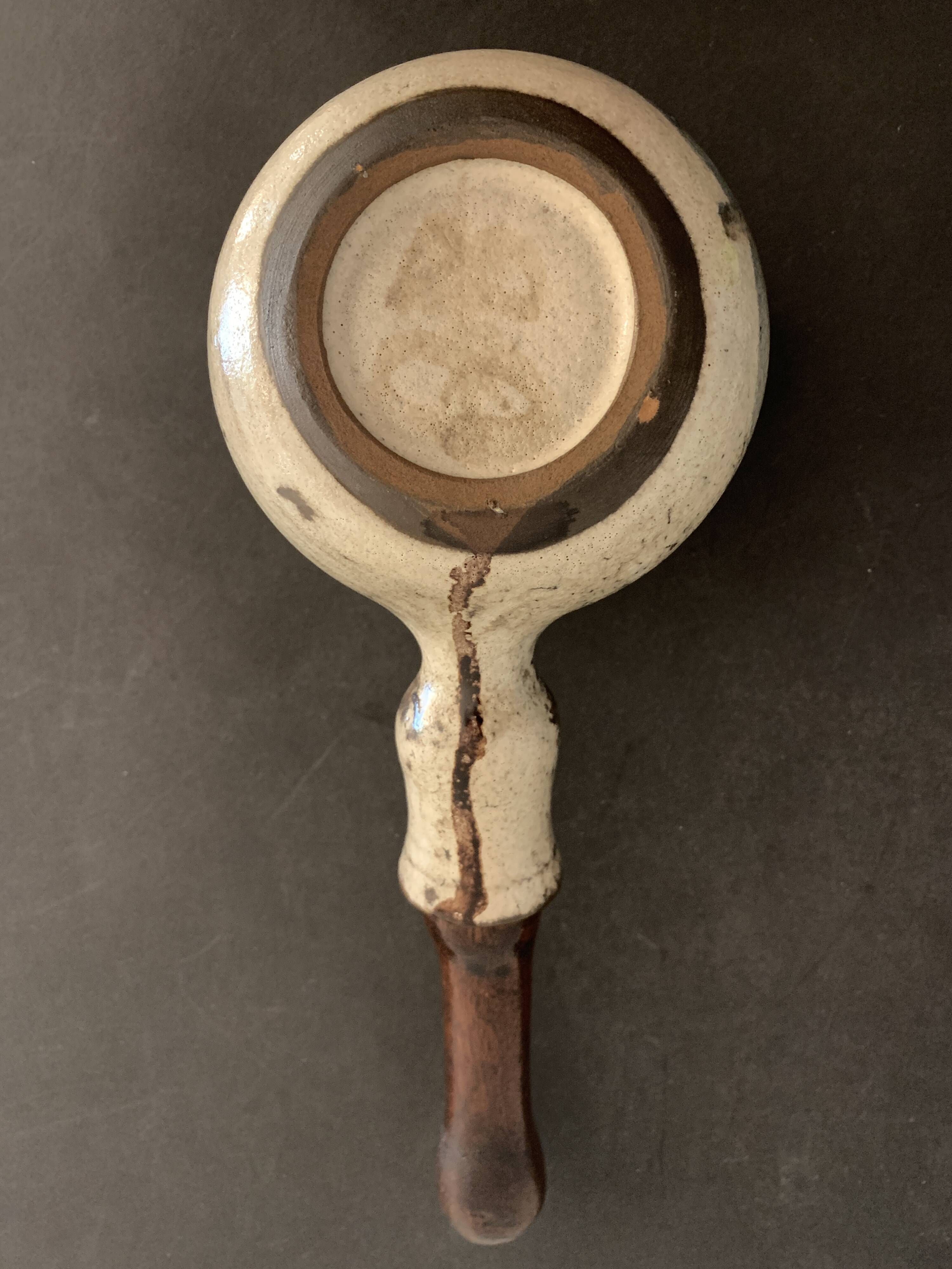 Ceramic chocolatière Gustave Reynaud, Le Murier, Vallauris, 1960