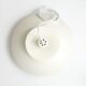 White Scandinavian lamp, 1970s