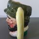 Vintage ceramic face mug, royal doulton style character figure