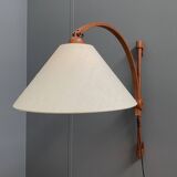 Danish teak wall lamp by Domus Denmark 1970s