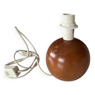 Wooden ball lamp