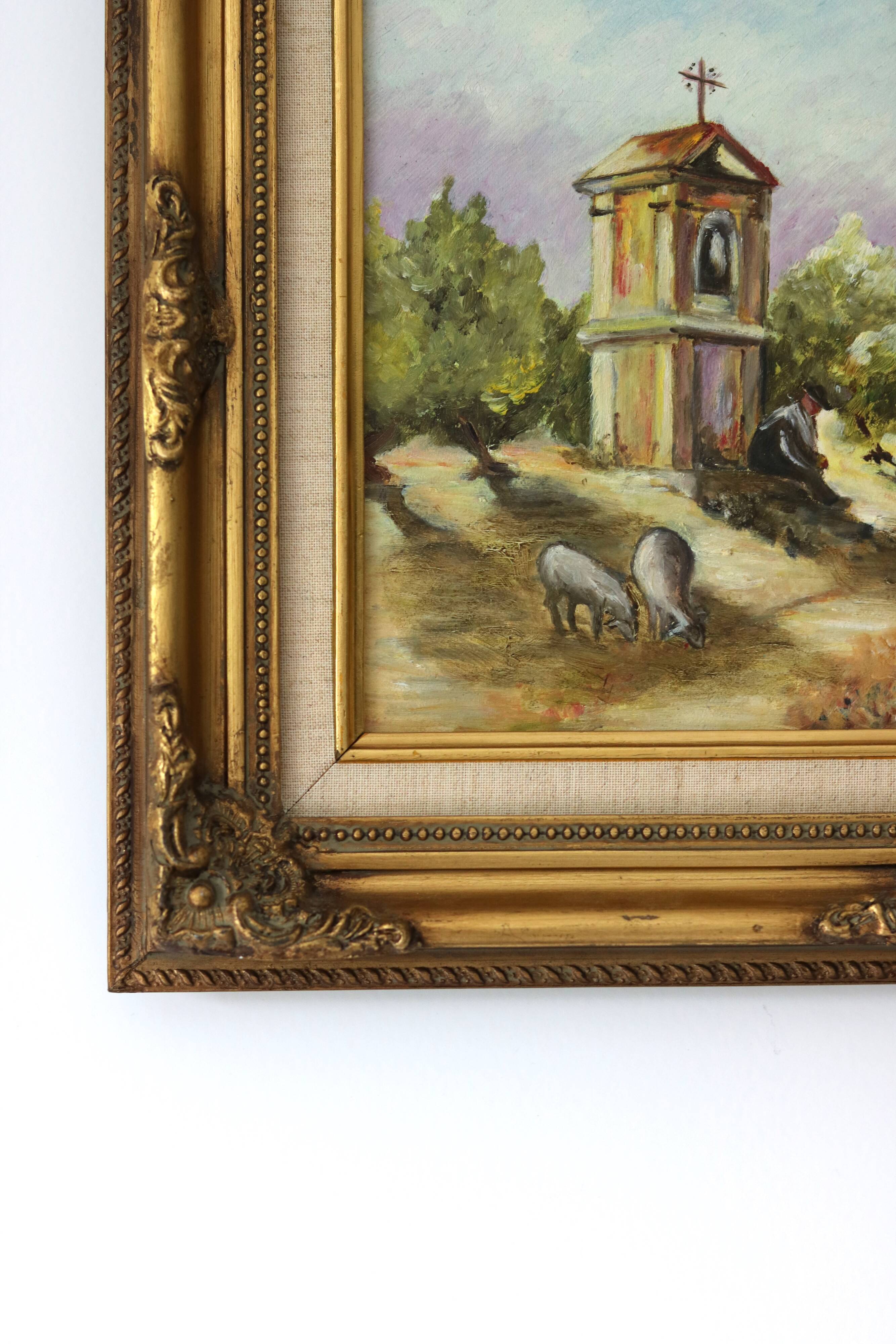 Provençal landscape painting