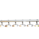 Coatrack chrome with 6 hooks