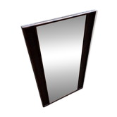 Grand miroir vintage osier bois