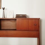 Console en teck vintage années 60