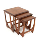 G-Plan Fresco nesting tables 'Dogmersfield' - teak mid century modern