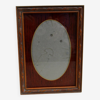 Carved wooden frame, art nouveau