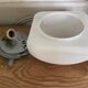 Ceiling lamp opaline 20X20
