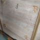 Travertine coffee table red design