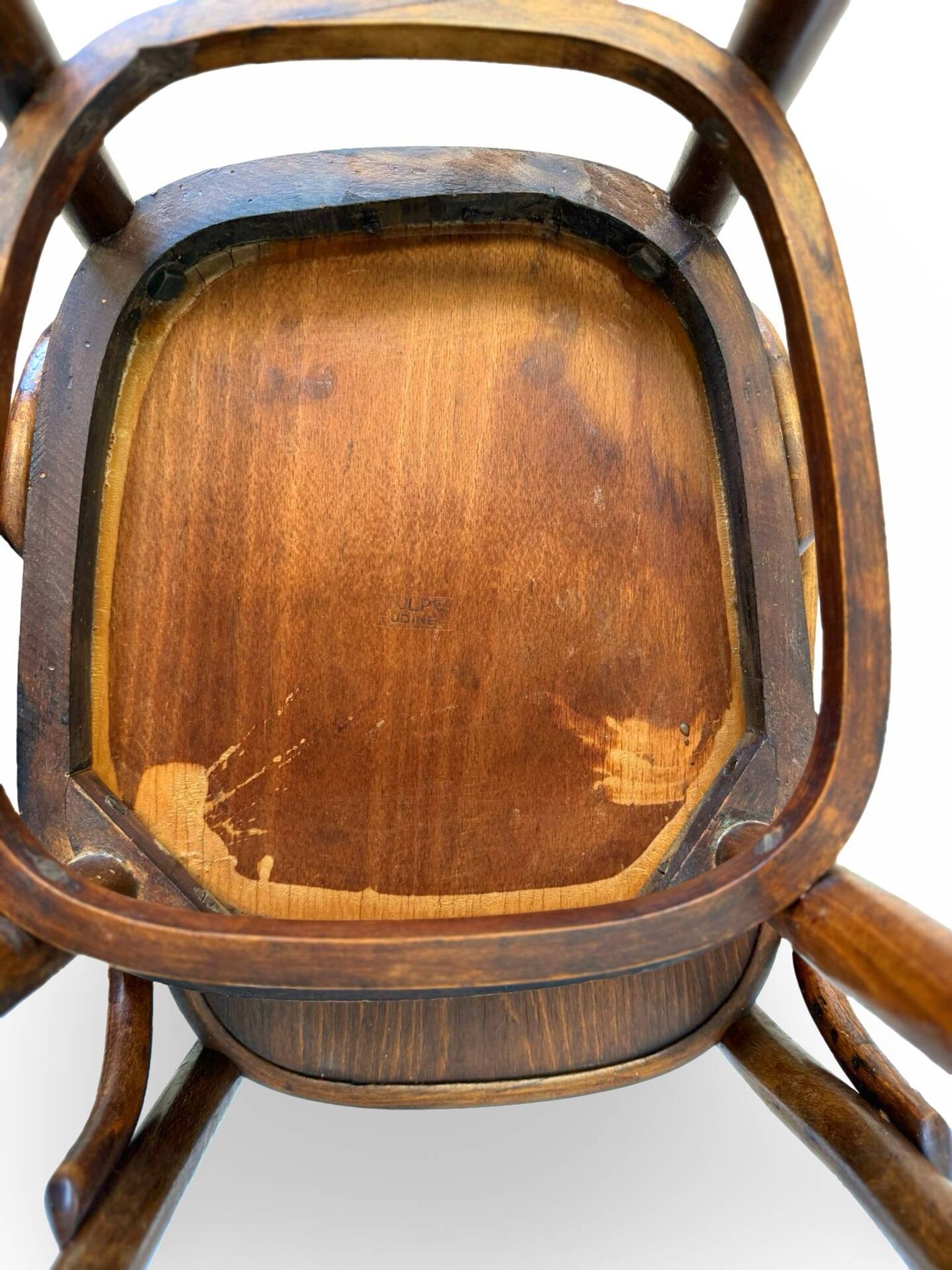 Set of six Authentic antique bentwood chairs, Antonio Volpe