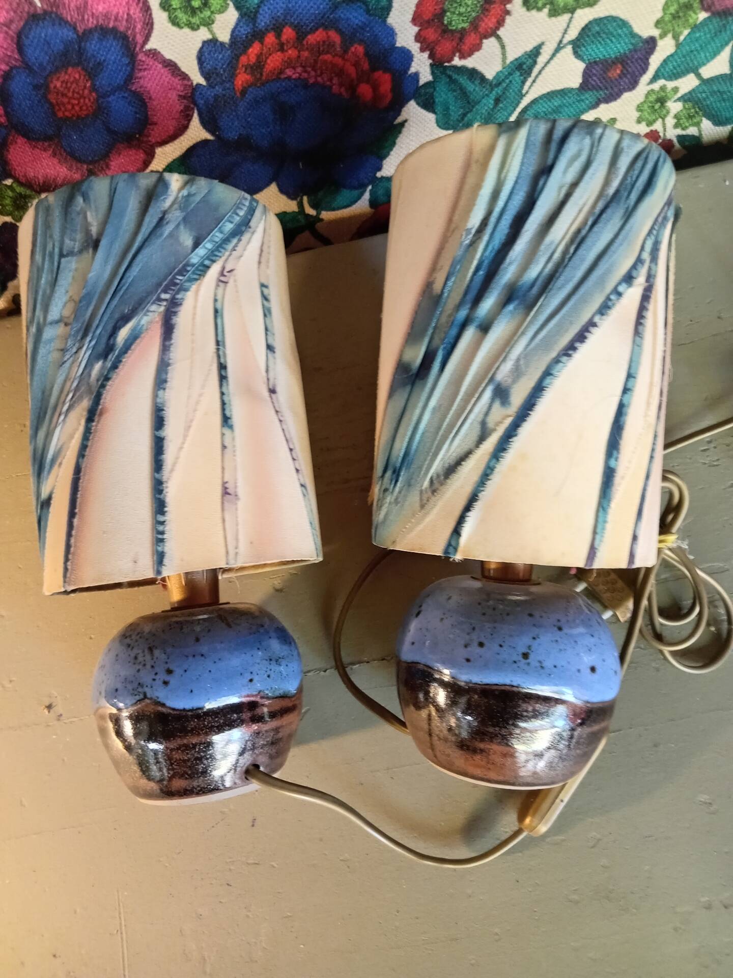 Paire de lampes de chevet